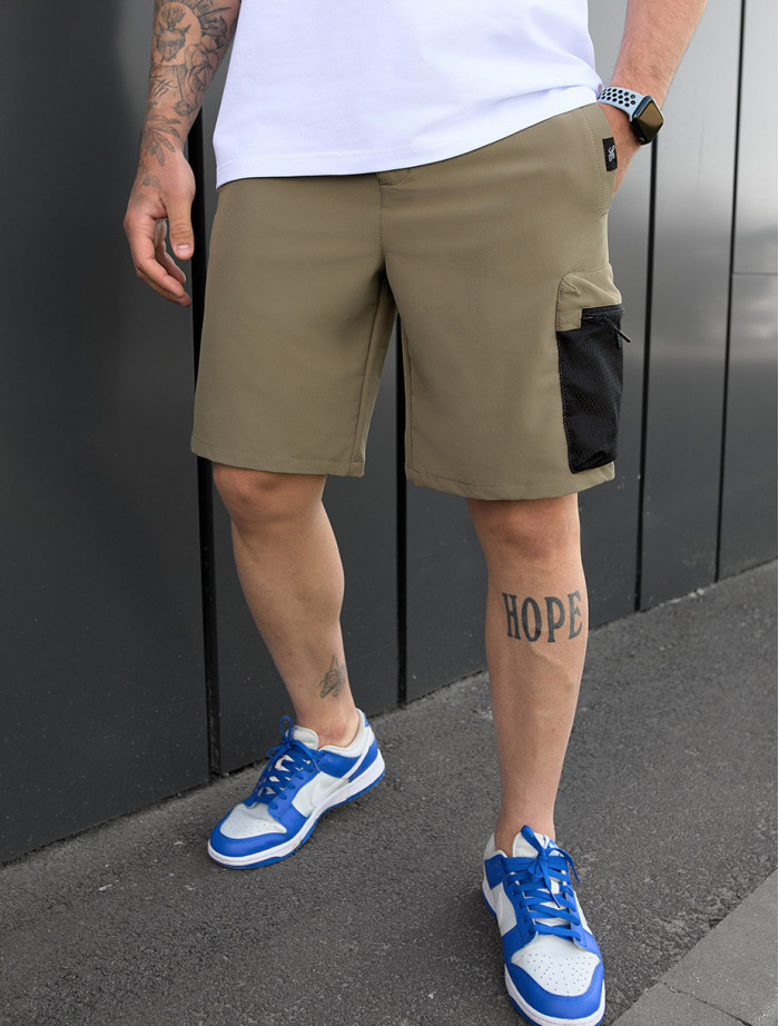 Spodenki Staff cargo sit khaki