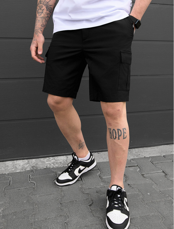 Spodenki Staff cargo nek black