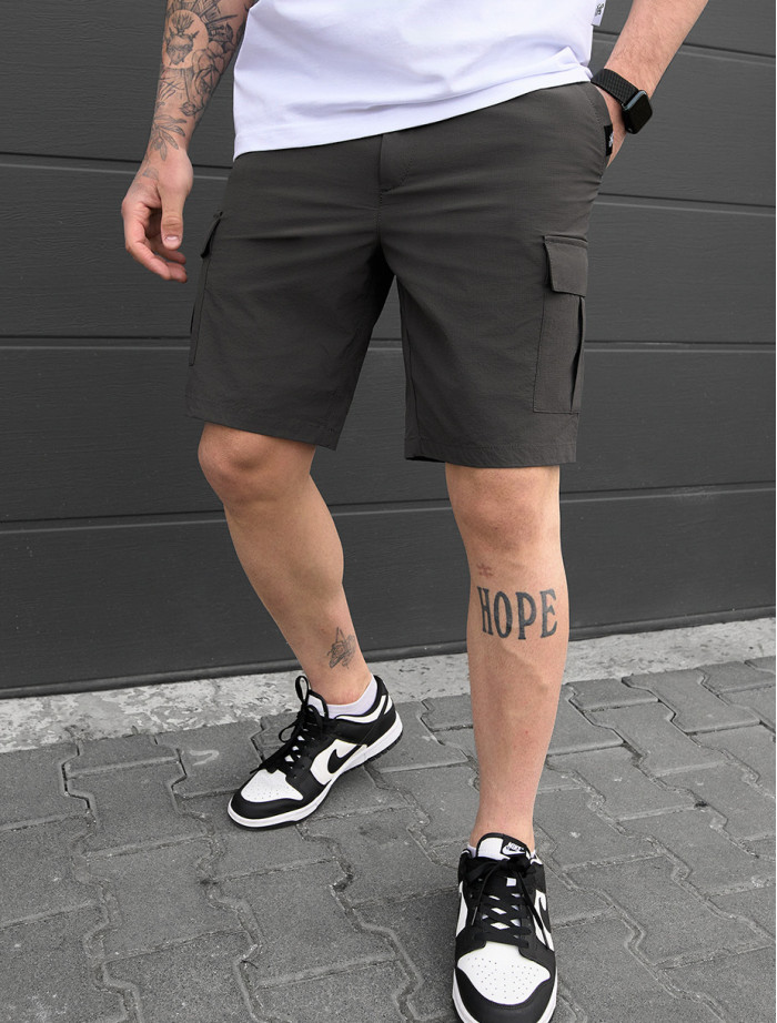 Spodenki Staff cargo nek dark gray