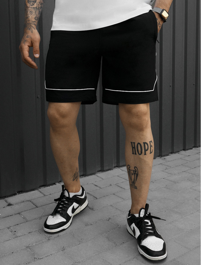 Spodenki Staff par black reflective