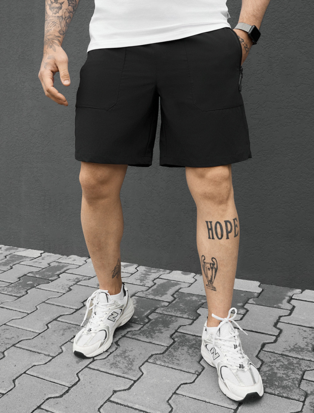 Spodenki Staff fro black