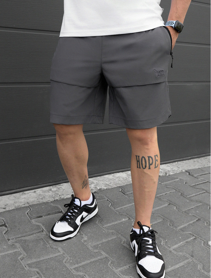 Spodenki Staff cargo vin gray