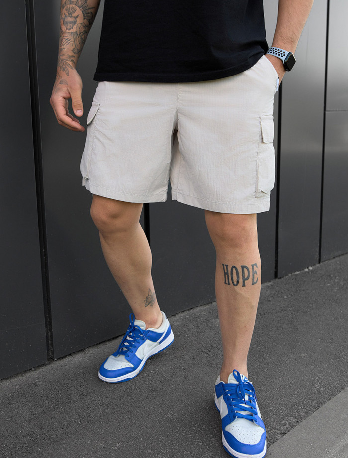 Spodenki Staff cargo sen light gray