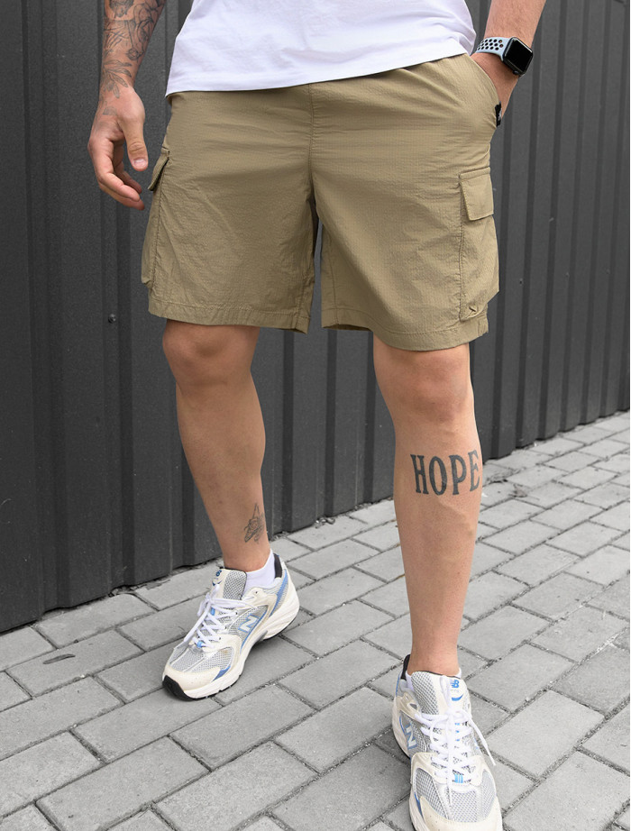 Spodenki Staff cargo sen light khaki