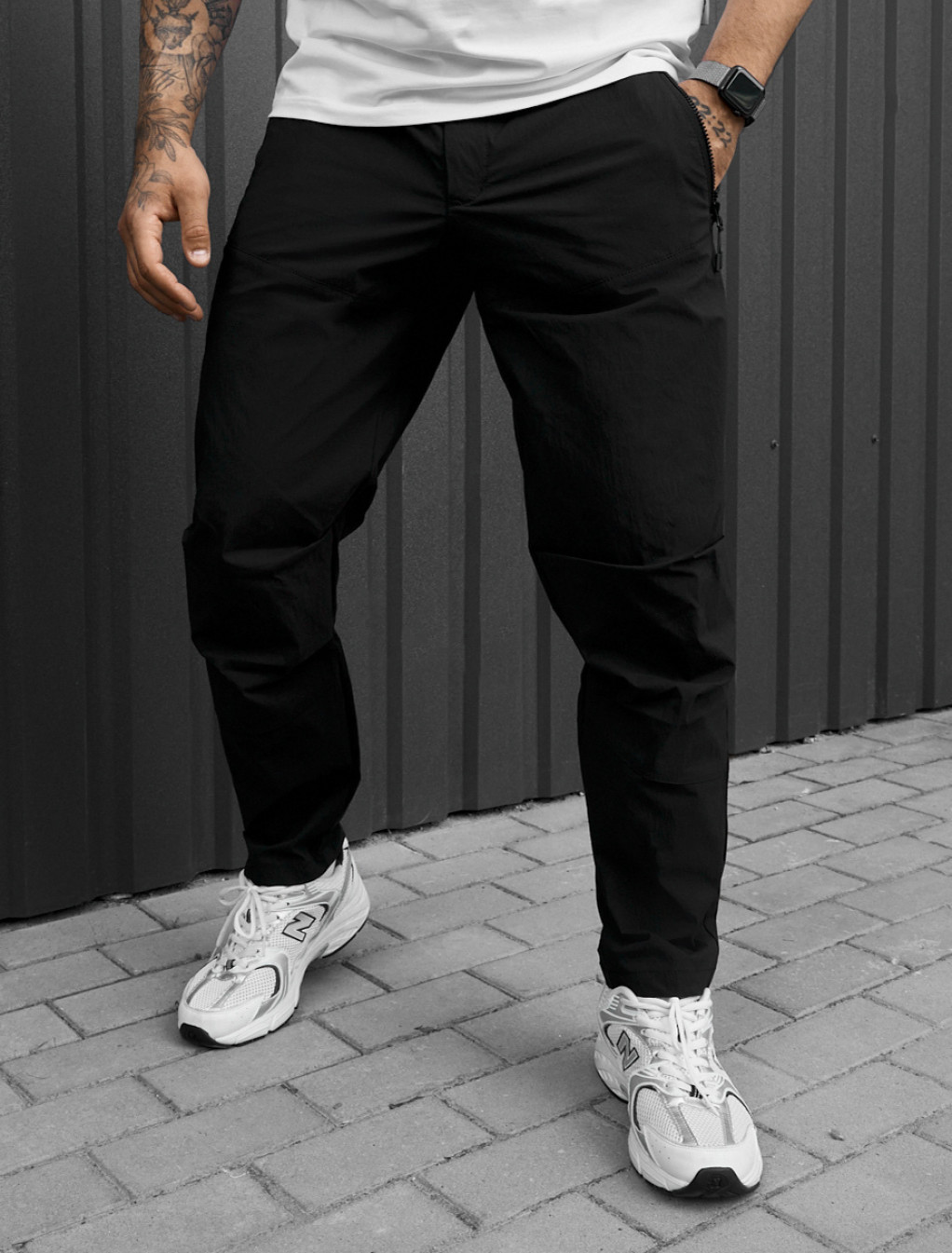 Spodnie chinos Staff sp black