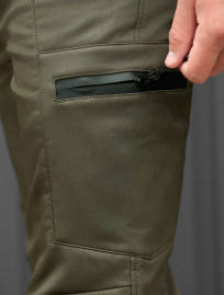 Spodnie ocieplane Staff do cargo khaki fleece