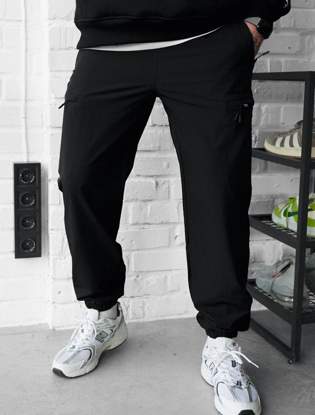 Spodnie Staff cargo tri black