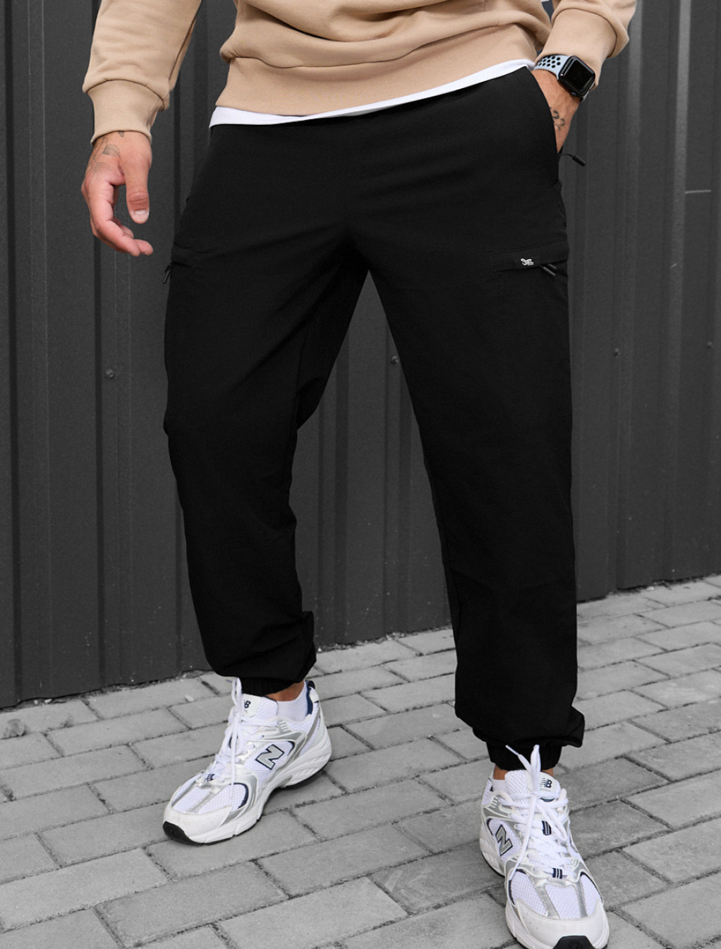Spodnie Staff cargo tri black