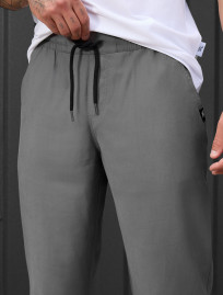 Spodnie chinos Staff pli gray