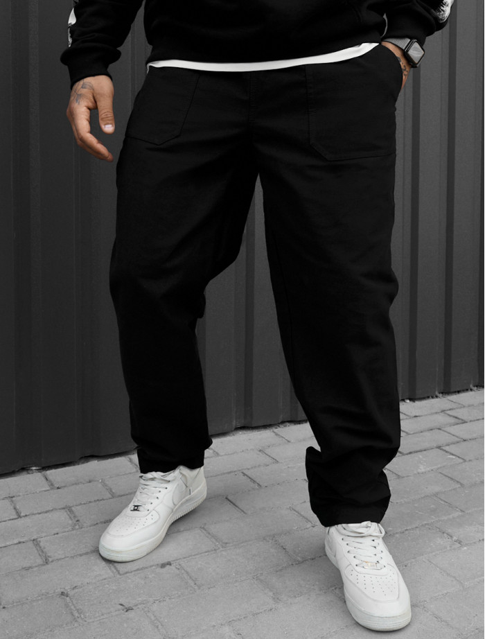 Spodnie chinos Staff dez black