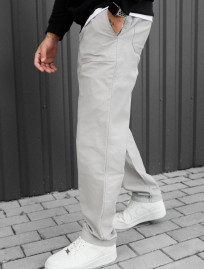 Chinos Staff dez light gray