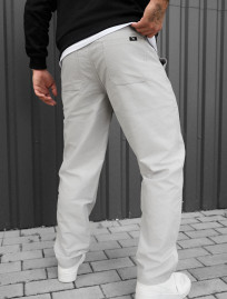 Chinos Staff dez light gray