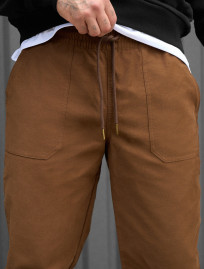 Spodnie chinos Staff dez brown