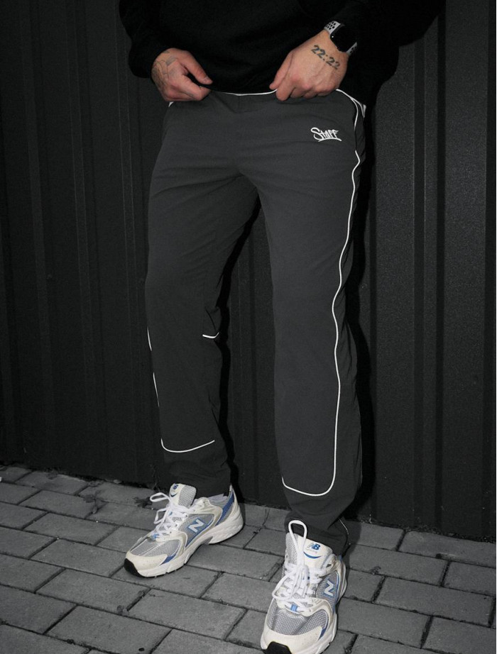 Spodnie chinos Staff ino gray reflective