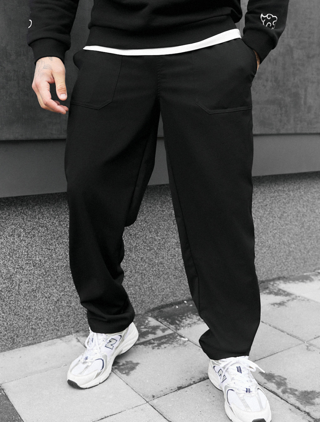 Spodnie chinos Staff jav black