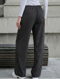 Spodnie Staff lam black & white