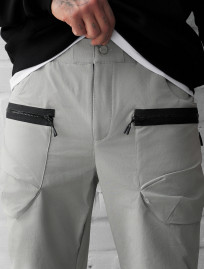 Spodnie Staff cargo ks light gray