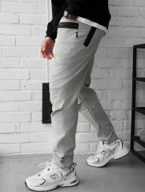 Spodnie Staff cargo ks light gray