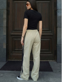 Spodnie dresowe Staff spo black & light beige