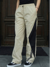 Spodnie dresowe Staff spo black & light beige