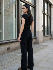 Spodnie Staff mi velvet black