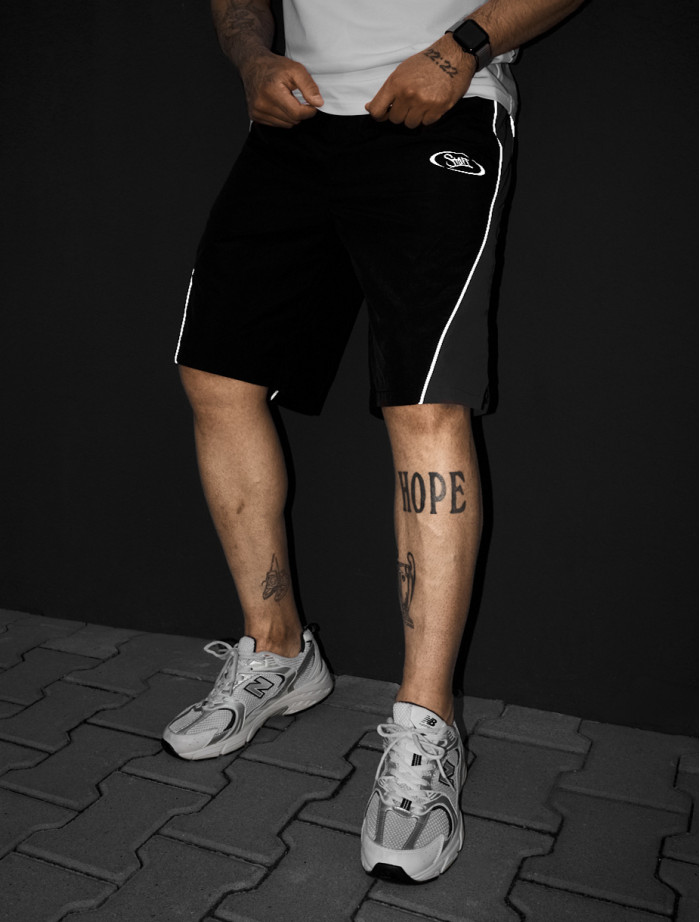 Spodenki plażowe Staff nom black & gray reflective
