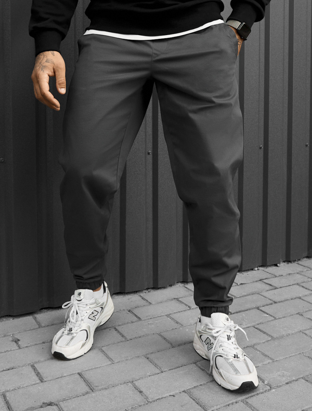 Joggery Staff pa dark gray