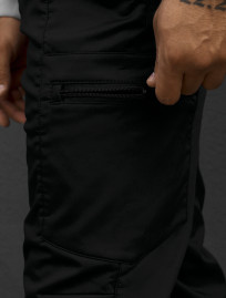 Spodnie ocieplane Staff do cargo black fleece