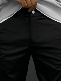 Spodnie ocieplane Staff do cargo black fleece