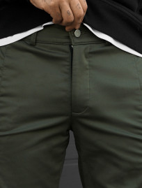 Spodnie ocieplane Staff do cargo khaki fleece