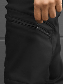Spodnie ocieplane Staff cargo do black fleece
