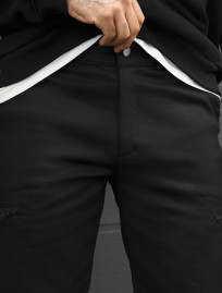 Spodnie ocieplane Staff cargo do black fleece