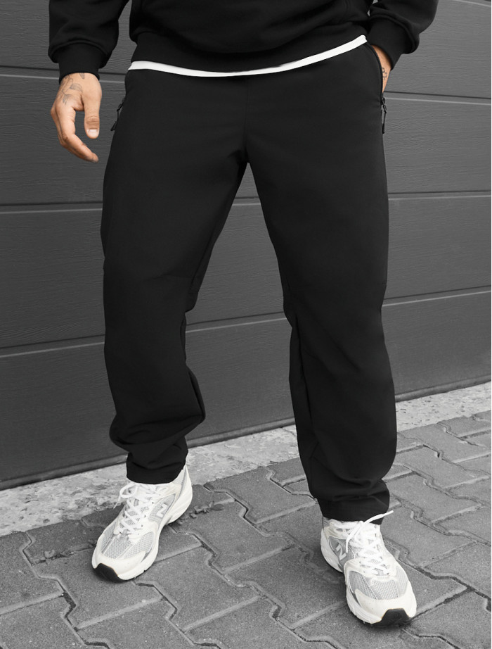 Spodnie ocieplane Staff cargo do black fleece