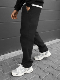 Spodnie ocieplane Staff cargo do black fleece