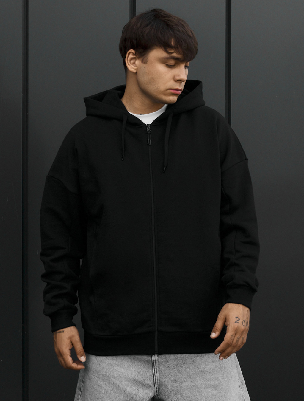Bluza Staff im zip black