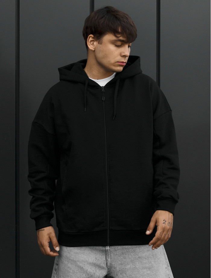 Bluza Staff im zip black
