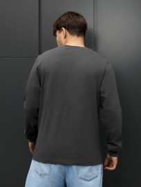 Longsleeve Staff black dark gray oversize