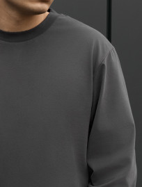 Longsleeve Staff dark gray