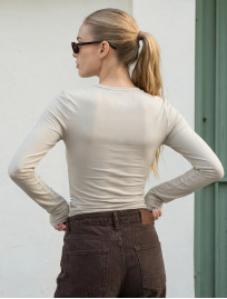 Longsleeve Staff fir light beige