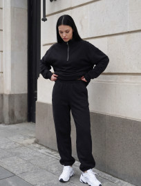 Dres Staff bet black oversize fleece