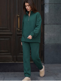 Dres Staff bet green oversize fleece