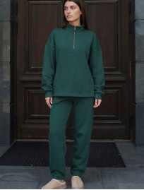 Dres Staff bet green oversize fleece