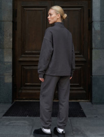 Dres Staff bet dark gray oversize fleece