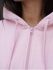 Dres Staff zip pink oversize fleece