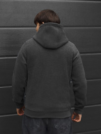 Bluza Staff zip dark gray fleece