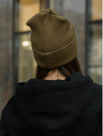 Damska czapka zimowa Staff khaki basic