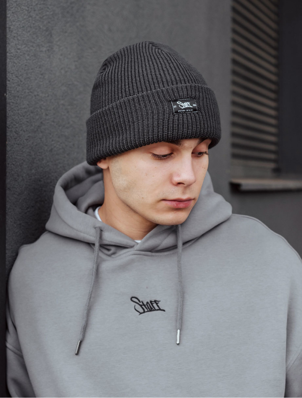 Czapka Staff m12 gray logo basic