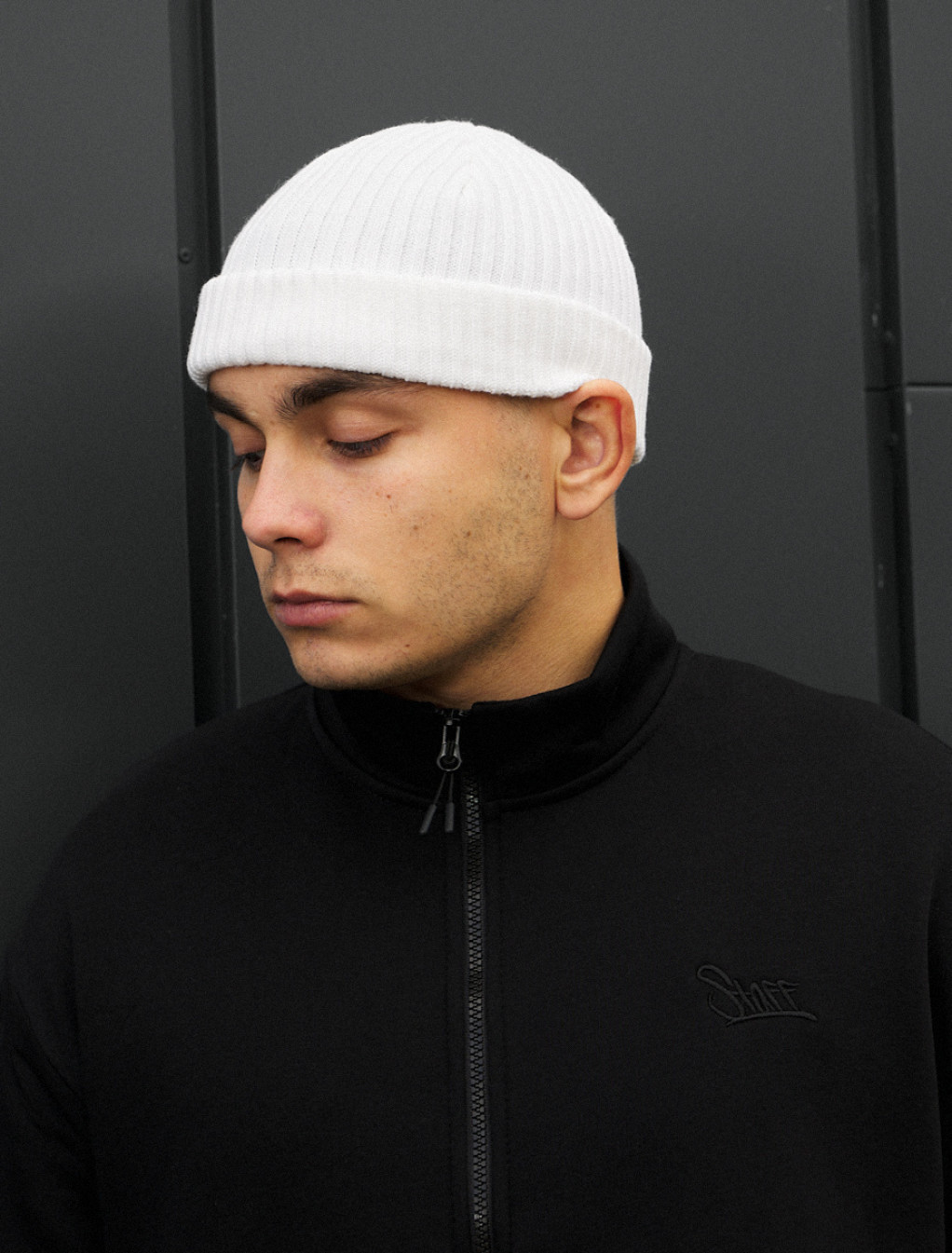 Czapka typu beanie Staff 1 white