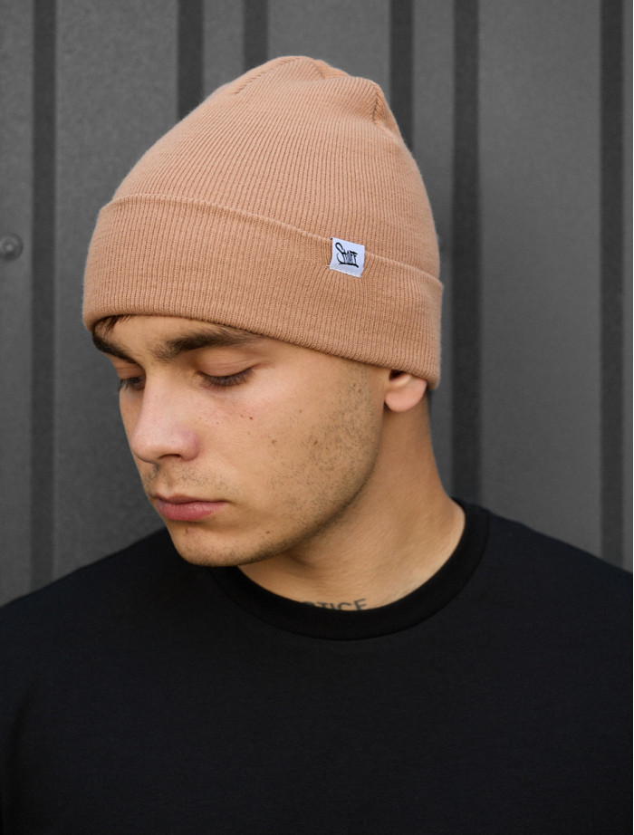 Czapka Staff light brown basic