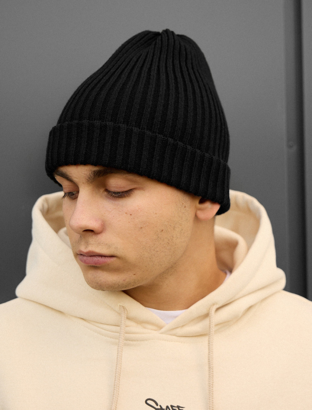 Czapka Staff 10 long black